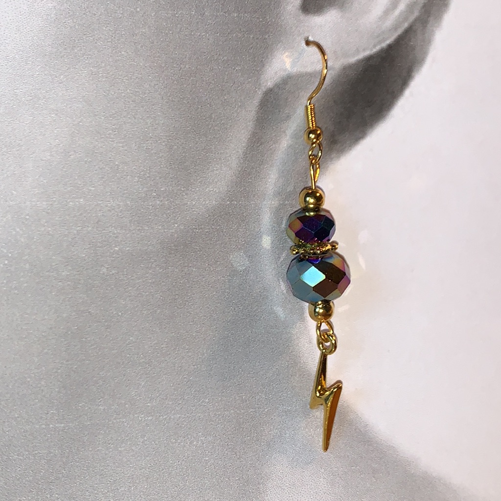 Handcrafted Lightning Earrings